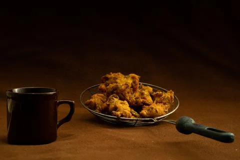 Deep fried bonda placed on the table Stock Photos