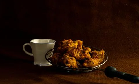 Deep fried bonda placed on the table Stock Photos