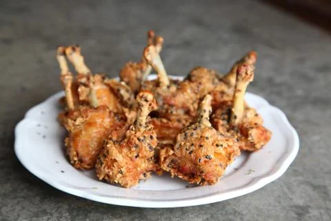 Deep fried chicken Stock Photos