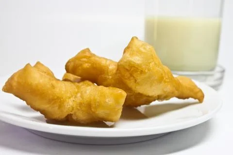 Deep-fried dough stick Stock Photos