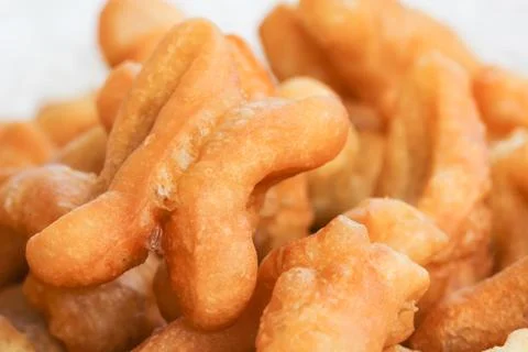 Deep-fried dough stick Stock Photos