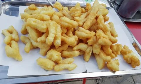 Deep-fried dough stick Stock Photos