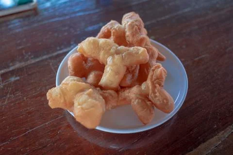Deep-fried dough stick Stock Photos