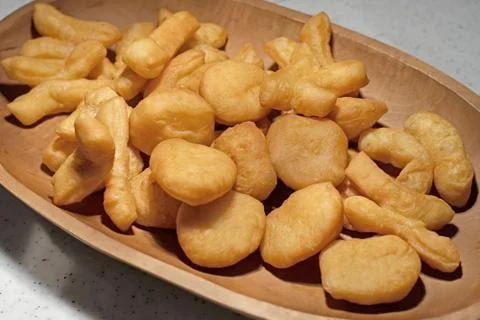 Deep fried doughstick Stock Photos