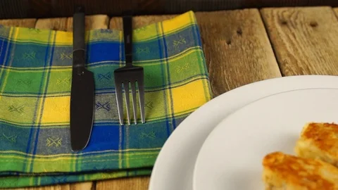 Deep Fried Fish battered Stock Footage 108447388