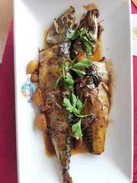 Deep fried fish Stock Photos