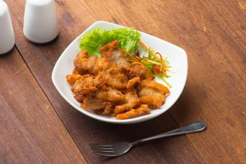 Deep fried pork Stock Photos