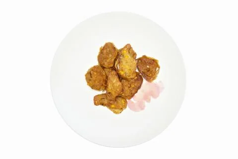 Deep fried roll vegetarian Stock Photos