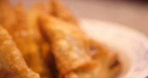 Deep Fried Samosa Stock Footage 118781181
