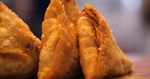 Deep Fried Samosa Stock Footage 118781355