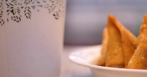 Deep Fried Samosa Video stock 118781403