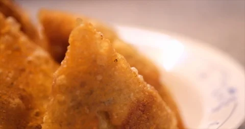 Deep Fried Samosa Stock Footage 118781415