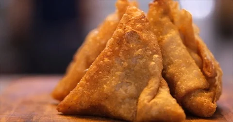 Deep Fried Samosa Stock Footage 118781440