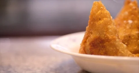 Deep Fried Samosa Stock Footage 118781482