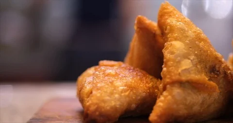Deep Fried Samosa Stock Footage 118781538