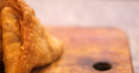 Deep Fried Samosa Stock Footage 118781567