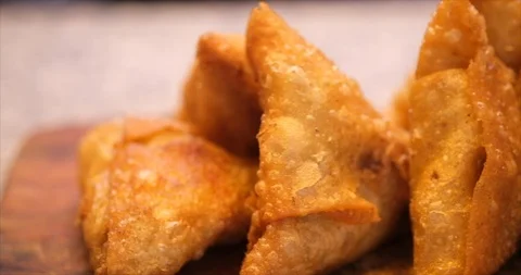 Deep Fried Samosa Stock Footage 118781610