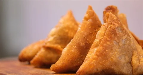 Deep Fried Samosa Stock Footage 118781646