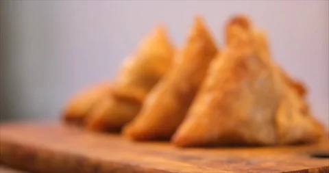 Deep Fried Samosa Stock Footage 118781653
