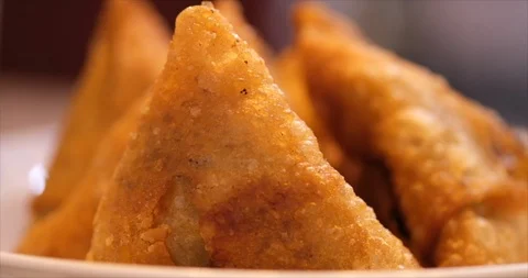 Deep Fried Samosa Stock-Footage 118781878