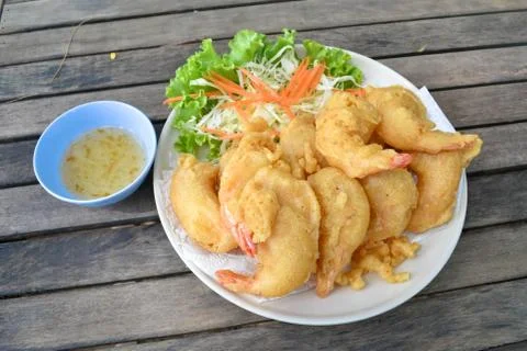 Deep Fried Shrimp Stock Photos