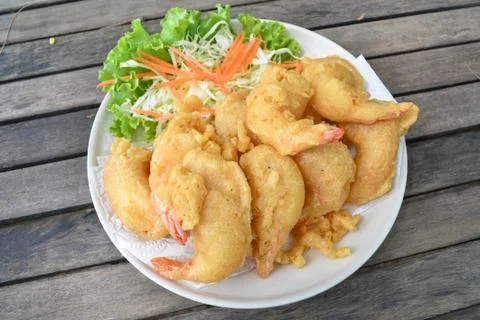 Deep Fried Shrimp Stock Photos