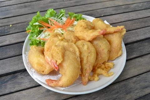 Deep Fried Shrimp Foto stock