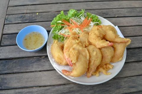 Deep Fried Shrimp Stock Photos