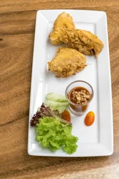 Deep fried tofu Stock Photos