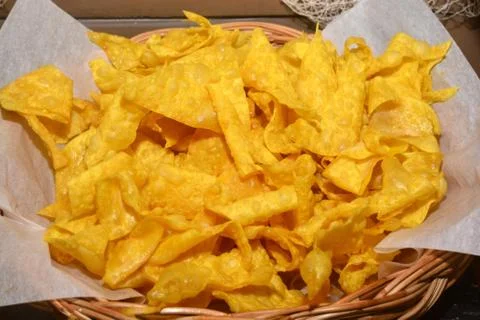 Deep Fried  Wonton Stock Photos