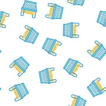 Deep fry potatoes vector seamless pattern 스톡 일러스트