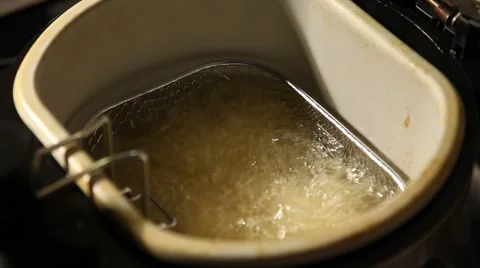 Deep Frying Spring Rolls Video stock 42711058