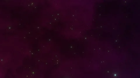 Deep galaxy with fly small particles and stars Stock Footage 166146432