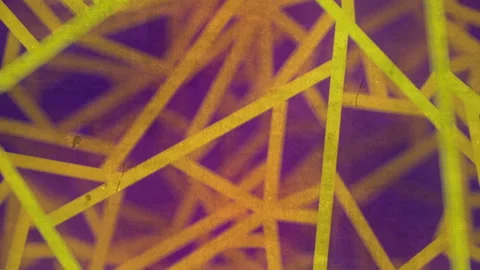 Deep geometric pattern. View through dirty glass loop animation 3d rendering HD Stock Footage 198850675