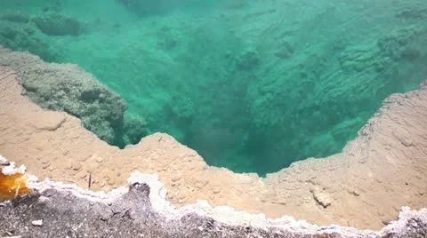 Deep Geyser Pool Stock Footage 11423293