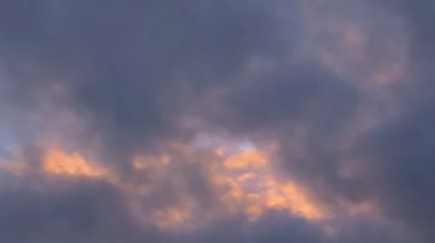 Deep Glowing Cloud Layers Stock Footage 7903362