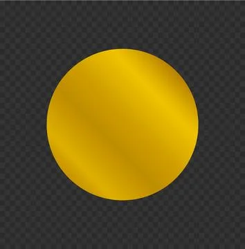 Deep Gold Circular Gradient Asset Stock Illustration