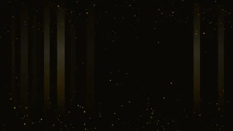 Deep Gold glitter particles falling luxury background loop Vídeos de archivo 342641719