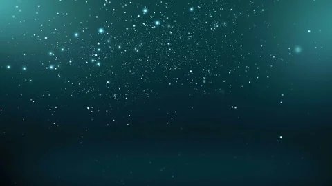 Deep Green Background with float particles in 3D dimension. Loop 스톡 동영상 78735585