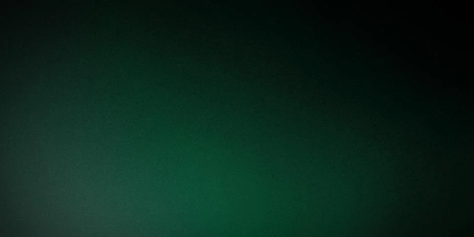 Deep green gradient background transitioning from dark to lighter shades, c.. Illustrazione stock