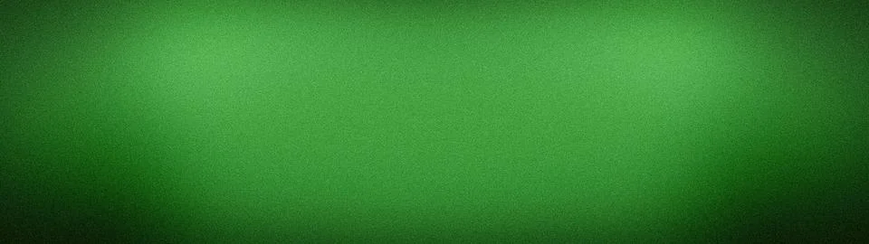 Deep green grainy gradient background with dark vignette edges and soft noi.. Stock Photos