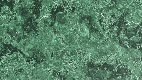 Deep green malachite marble texture with intricate white veins for exotic luxury Stock Illustration