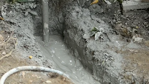 Deep ground drilling machine Stock Footage 92501682