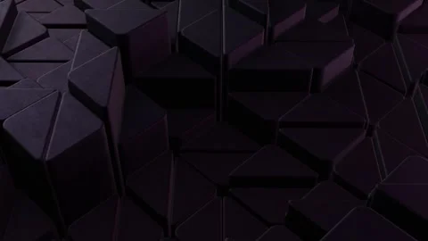 Deep Indigo Geometric Triangles Abstract Loop Background: Mesmerizing Motio.. Stock Footage 337601969