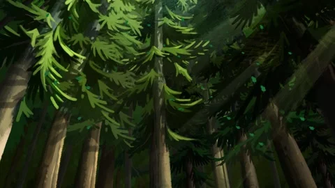 Deep jungle Animation Video stock 325211333