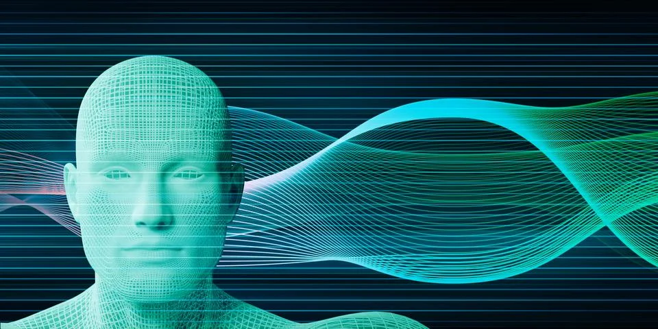 Deep Learning and Neural Computational Intelligence Stock Illustration