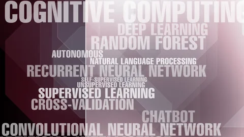 Deep learning background of ai artificial intelligence machine learning natural Stock Footage 270726643