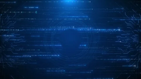 Deep learning Big data technology and data science abstract background..AI Data Stock Footage 312846741