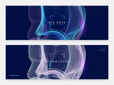 Deep learning concept. Digital technology 스톡 일러스트