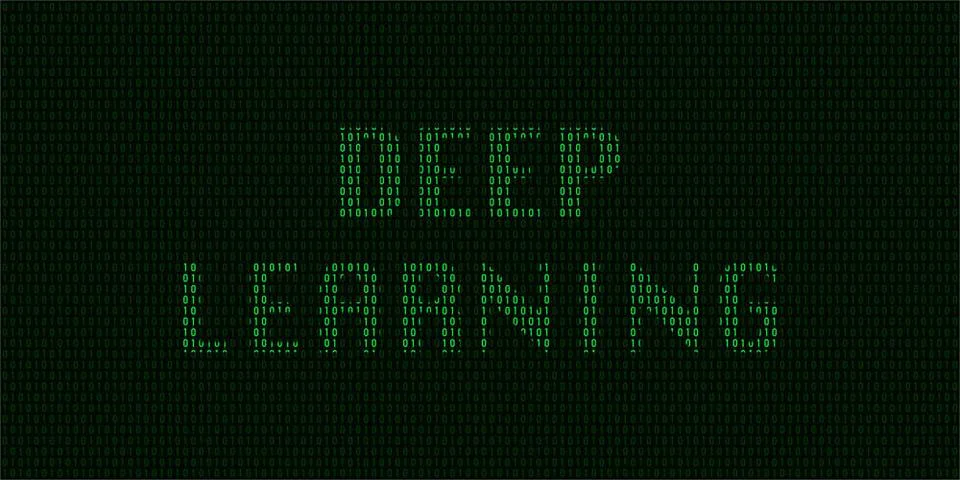 Deep Learning Concept Vector Deep learning concept with binary code in vec... Stock Photos